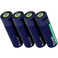 Pack Pilas TRUST 4AA Recargables - 3