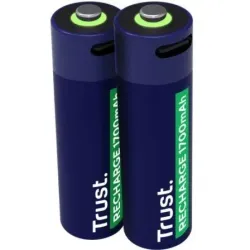 Pack Pilas TRUST 2 AA Recargables - 1