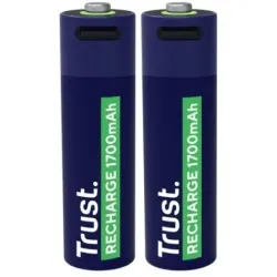 Pack Pilas TRUST 2 AA Recargables - 6