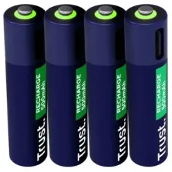 Pack Pilas TRUST 4AAA Recargables - 1