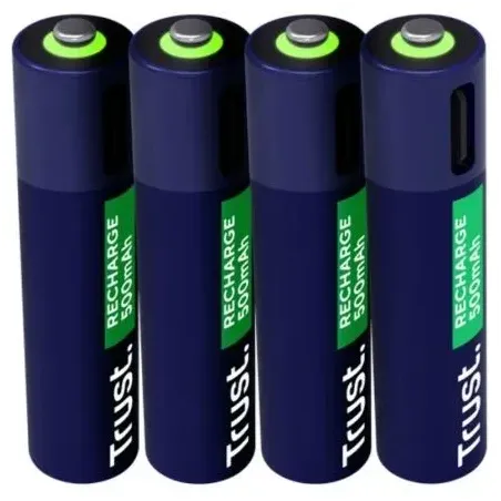 Pack Pilas TRUST 4AAA Recargables - 1