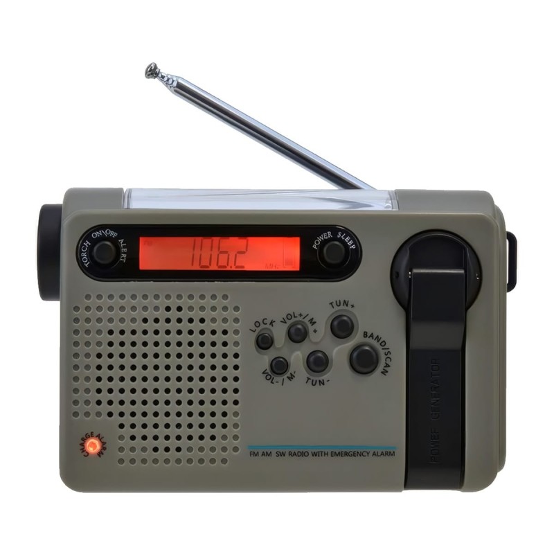 Radio Portátil BEAFON BTEC-RDS900 con manivela - 1