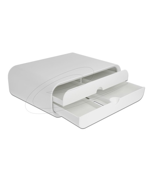 DELOCK Soporte de monitor con dos cajones - 1