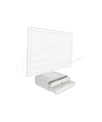 DELOCK Soporte de monitor con dos cajones - 3