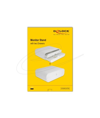DELOCK Soporte de monitor con dos cajones - 4