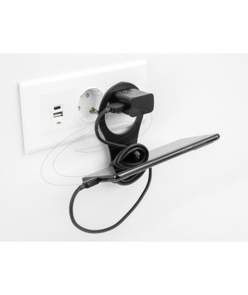 Delock Soporte de carga de teléfono móvil para toma de corriente - 1