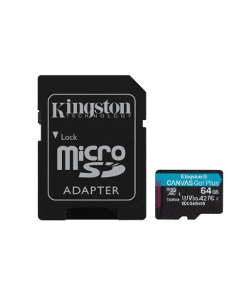 Micro SD KINGSTON 64GB Canvas Go Plus 200Mbs - 3