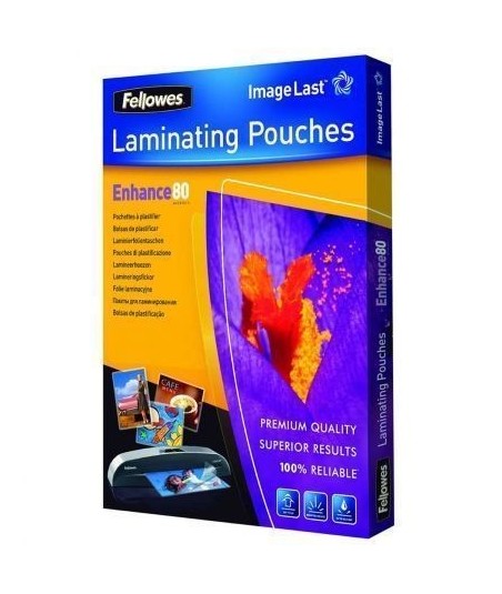 Fundas para Plastificar FELLOWES A4 80 Micras