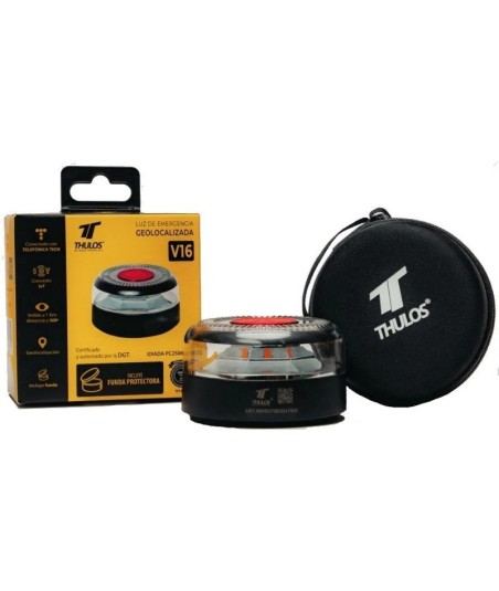 Luz baliza de emergencia para coche THULOS TH-V16-2 Homologada - 1