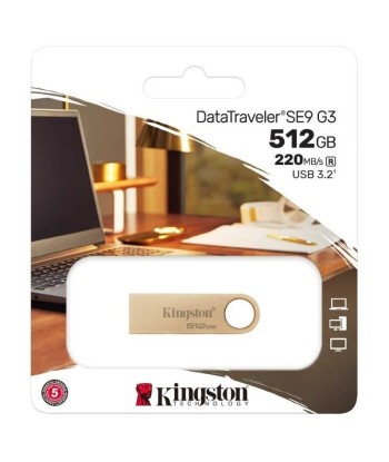 Pendrive 512GB KINGSTON DataTraveler SE9 G3 USB 3.2 - 2