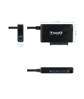 Adaptador para Discos Duros 2.5"/3.5" TOOQ TQHDA-01A - 2