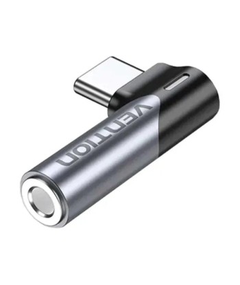 Adaptador Audio Vention BGWH0 Jack 3.5 Hembra - USB Tipo-C - 1