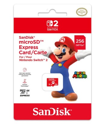 Micro SD SANDISK Nintendo Switch 2 256GB - 2