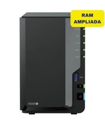 NAS Synology Diskstation DS225+ (RAM ampliada) - 1