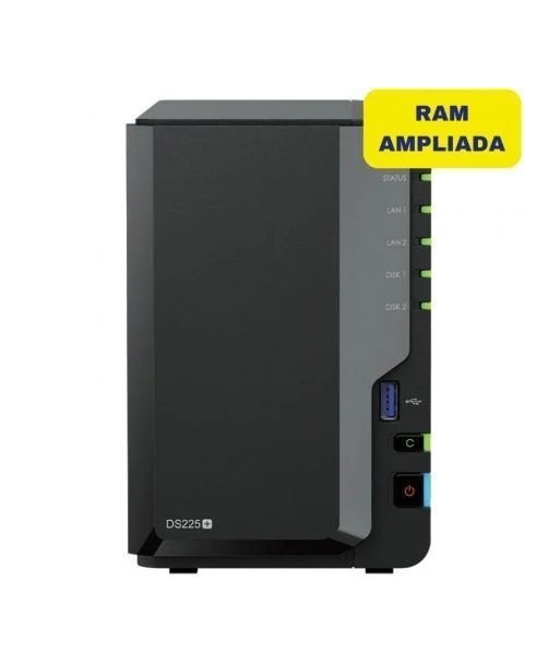 NAS Synology Diskstation DS225+ (RAM ampliada) - 1