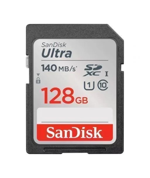 Tarjeta SANDISK 128GB Ultra Case 10/ 140MBs - 1