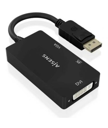 CConversor DisplayPort Macho/ VGA Hembra - DVI Hembra - HDMI 4K Hembra - 2