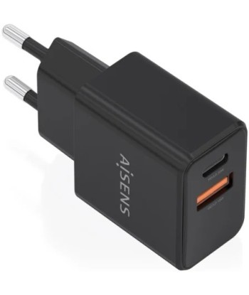 Cargador de Pared AISENS USB Tipo-C + USB 20w - 1