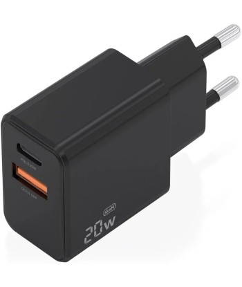 Cargador de Pared AISENS USB Tipo-C + USB 20w - 2