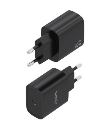 Cargador de Pared AISENS USB Tipo-C + USB 30w - 3