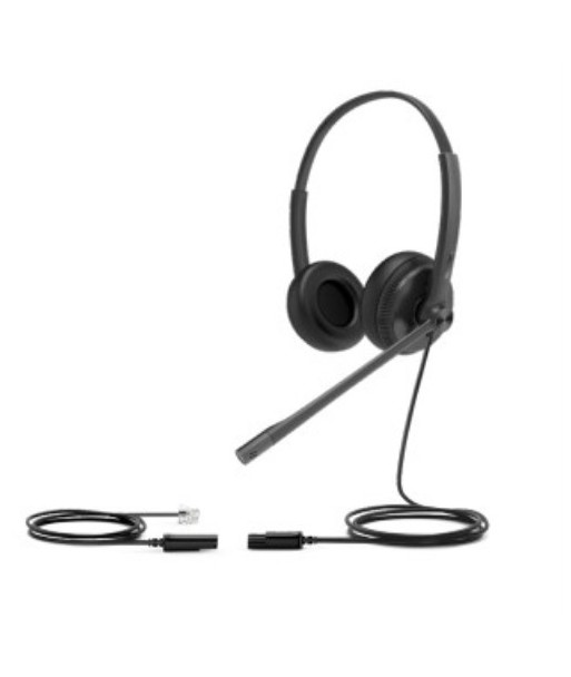 Auriculares YEALINK YHS34 Lite Dual RJ9 - 1