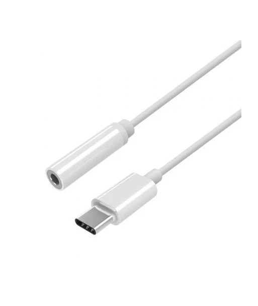 Adaptador Audio AISENS A109-0384 USB Tipo-C M a Jack 3,5 H - 1