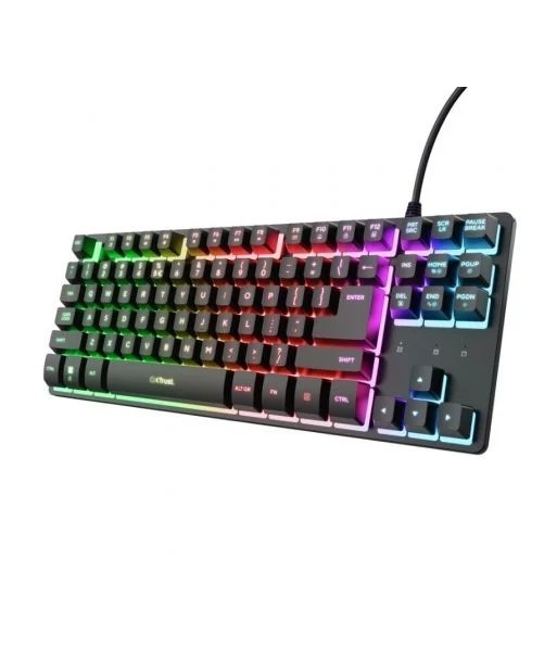 Teclado Gaming TRUST GXT833 Thado Metalico - 1