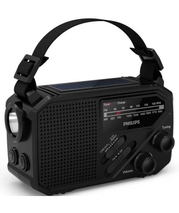 Radio Portátil PHILIPS TAR1609/ a Pilas con Batería/ Linterna/ Placa Solar - 3