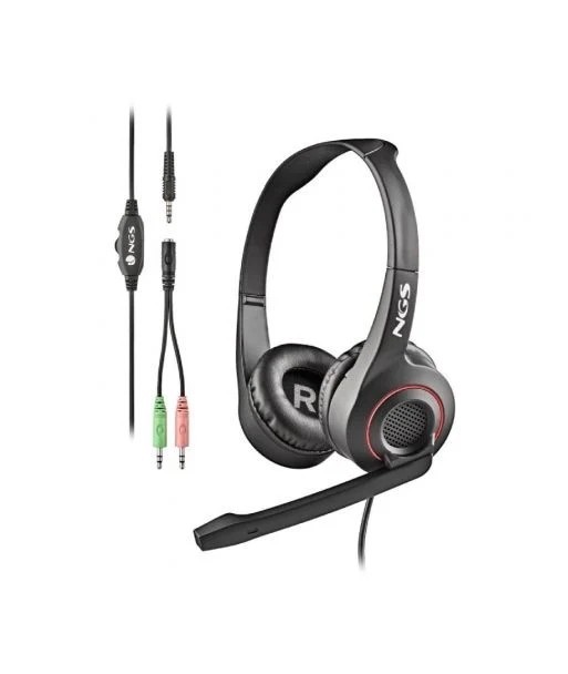 Auriculares NGS MSX 10 Pro con Micrófono Jack 3.5 + Adaptador - 1