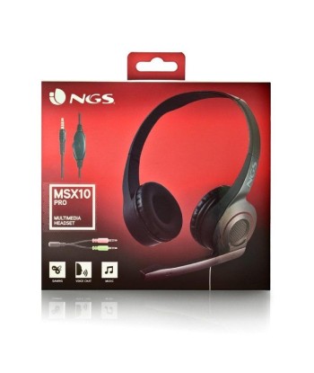 Auriculares NGS MSX 10 Pro con Micrófono Jack 3.5 + Adaptador - 5