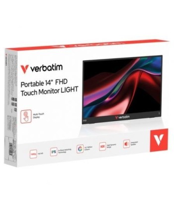 Monitor Portátil Táctil VERBATIM Touch Light 14"/ Full HD - 5