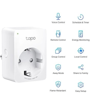 Enchufe WiFi Inteligente TP-LINK Tapo P110 - 2