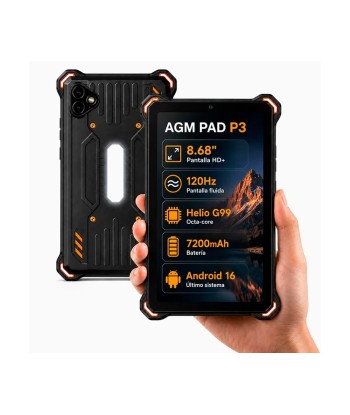 Tablet AGM PAD P3 Compact Rugerizado 4G - 1