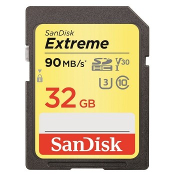 SANDISK SD Card 32GB Extreme Clase 10