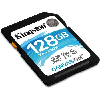 KINGSTON CANVAS GO! 128GB SDXC UHS-I CLASE 10
