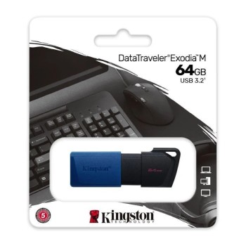 Pendrive Kingston 64GB  DataTraveler Exodia M USB 3.2