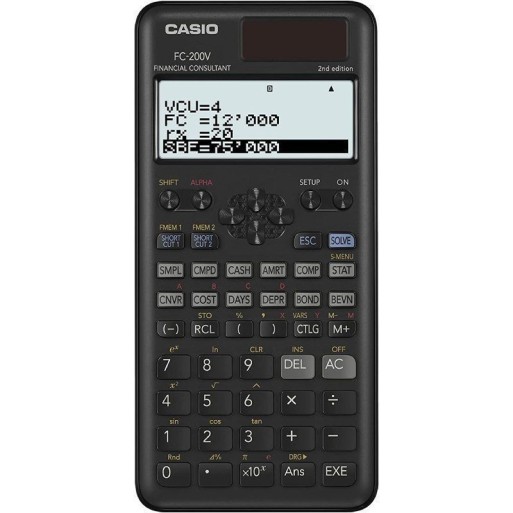 Calculadora Financiera Casio FC-200V-2