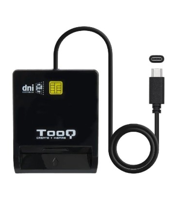 Lector de DNI TooQ TQR-211B USB Tipo-C