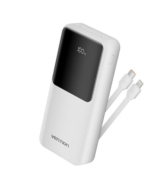 Powerbank 20000mAh Vention FHPW0 22.5W USB TIpo-C y Lightning