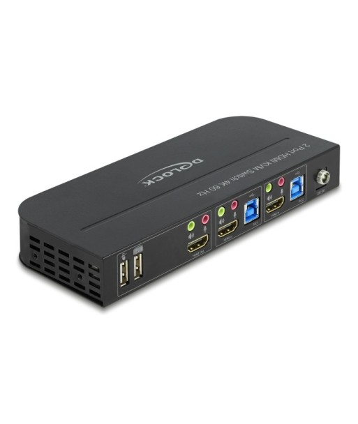 Conmutador HDMI KVM 4K 60 Hz con USB 3.0 y audio