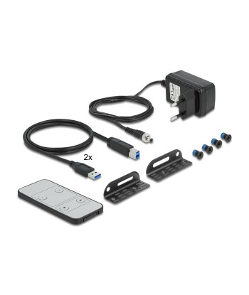 Conmutador HDMI KVM 4K 60 Hz con USB 3.0 y audio