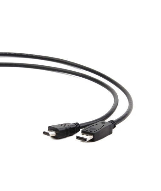 Cable Displayport 1.2 macho a HDMI Macho 1.80mt negro 4K 30Hz