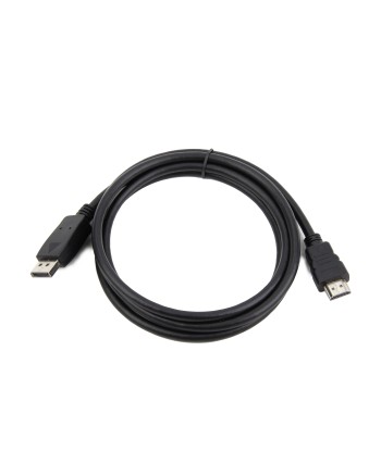 Cable Displayport 1.2 macho a HDMI Macho 1.80mt negro 4K 30Hz