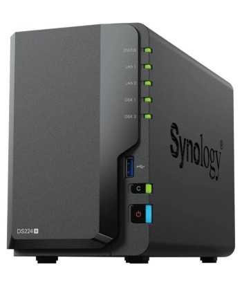 NAS Synology Diskstation DS224+ 2 Bahías 3.5"- 2.5" 2GB DDR4